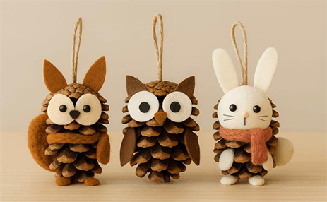 松ぼっくりが大変身